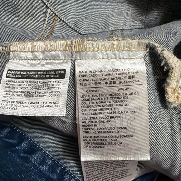 Levi's Men's Medium Blue Denim Jacket - Picture 9 of 9